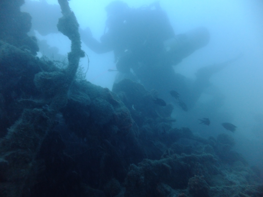 Wreck diving photos